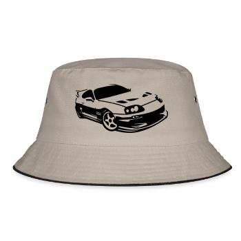 Supra Modified - Bucket Hat - khaki/black - Front