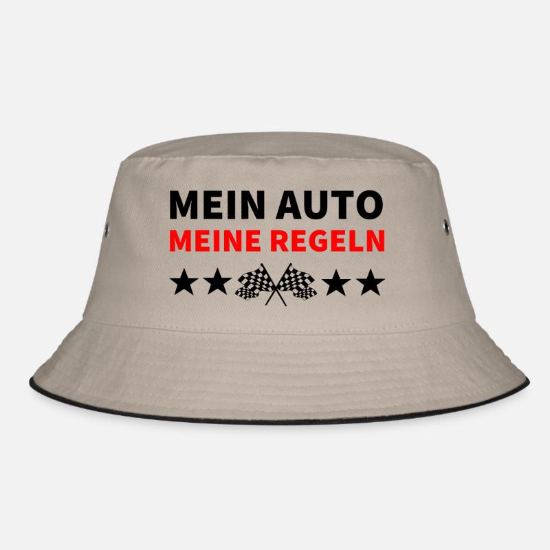 Auto - Bucket Hat - Khaki/Schwarz