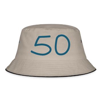 50e anniversaire cinquante numéro bleu - Bob - kaki/noir - Devant