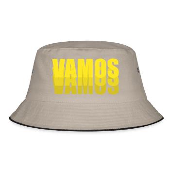VAMOS - Bucket Hat - Khaki/Schwarz - Vorne