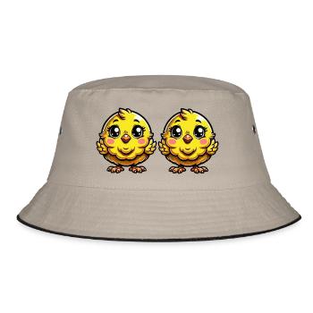 chicks - Bucket Hat - khaki/black - Front