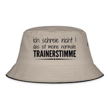 Cadeau de l’entraîneur Club de sport Entraîneur criant fort - Bob - kaki/noir - Devant