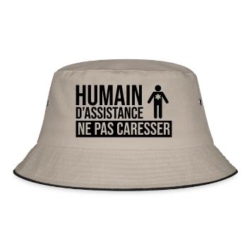 Humain d’assistance Ne pas caresser - Bob - kaki/noir - Devant