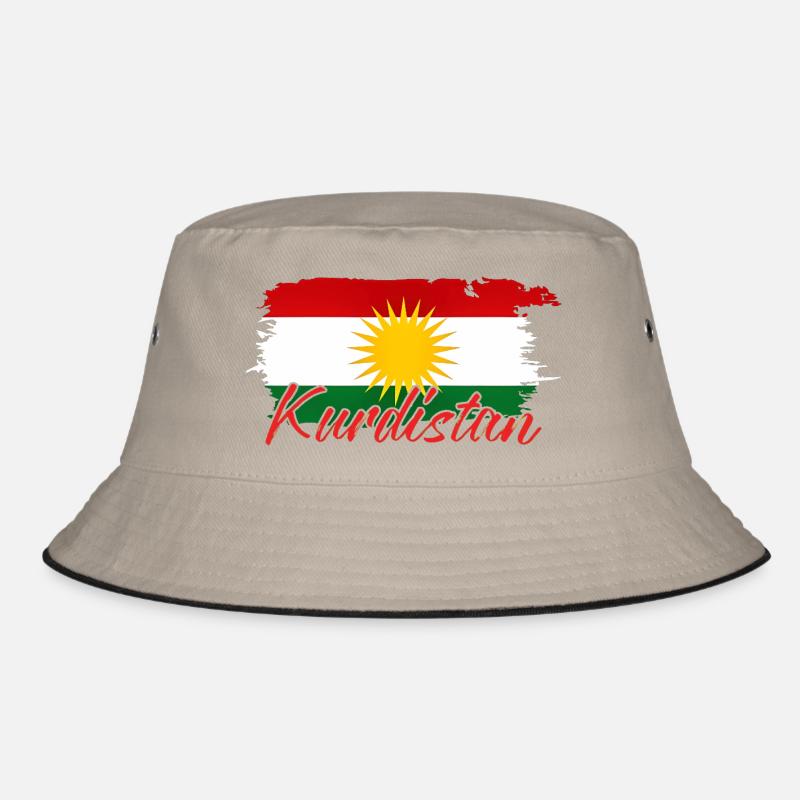 Drapeau kurde avec les Kurdes du Kurdistan Bob
