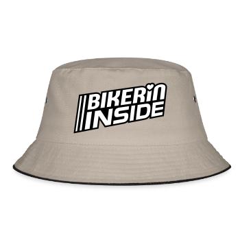 Bikerin à l’intérieur des lettres (les couleurs peuvent être modifiées) - Bob - kaki/noir - Devant