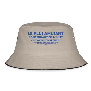 Le plus amusant... - Bucket Hat - khaki/black - Front
