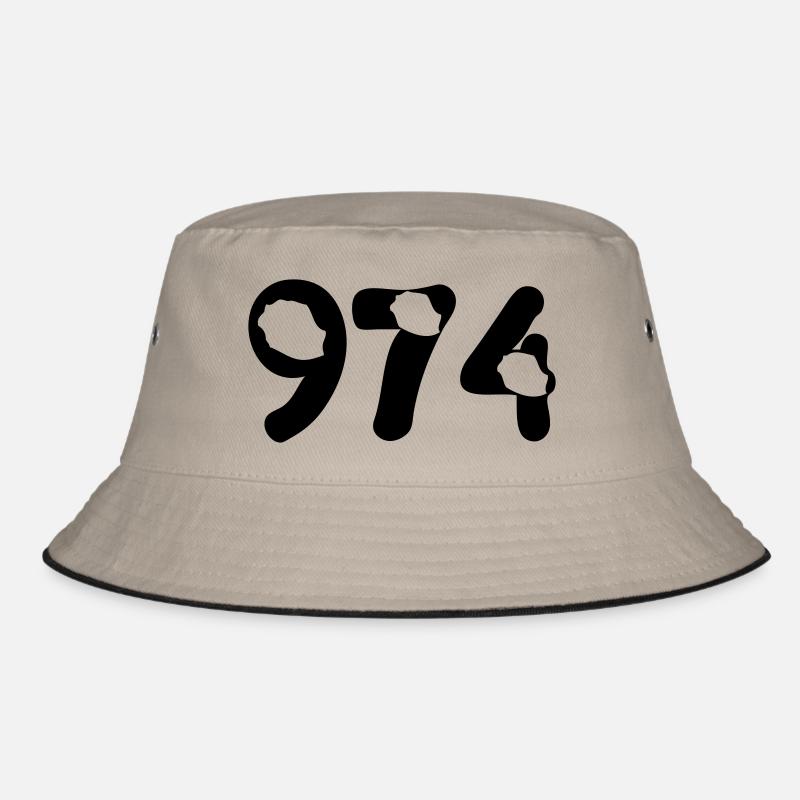 974 Reunion map Bucket Hat
