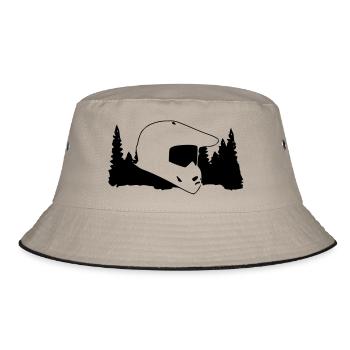 Offroad - Bucket Hat - Khaki/Schwarz - Vorne