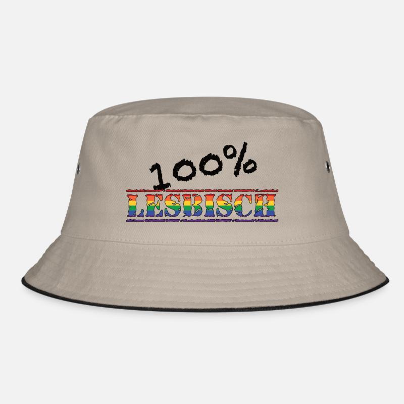 100% lesbisch 1 Bucket Hat