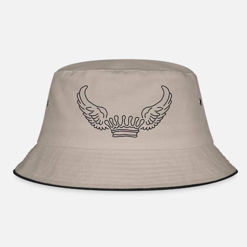 Krone mit Flügeln Bucket Hat