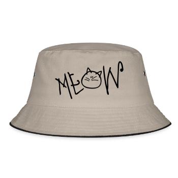 MEOW texte chat - Bob - kaki/noir - Devant