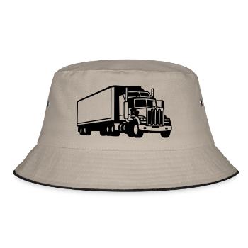 american TRUCK - Bucket Hat - khaki/black - Front
