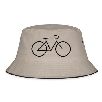 Bicycle - Bucket Hat - khaki/black - Front