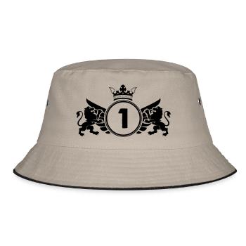 Coat of arms 1 - Bucket Hat - khaki/black - Front