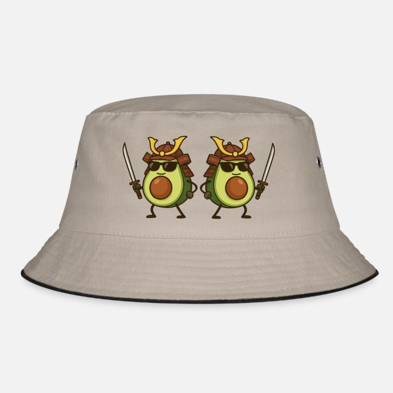 avocado samurai 2 Bucket Hat