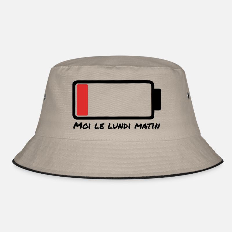 Montagmorgen – leere Batterie Bucket Hat