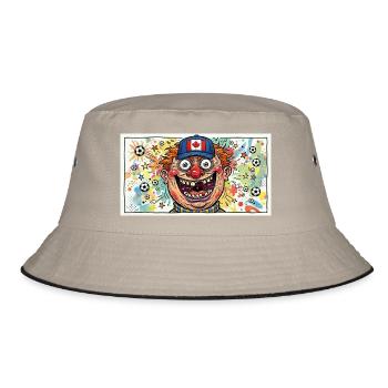 Canada Fancomic - Football Party - Bucket Hat - khaki/black - Front