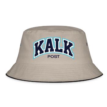KalkPost3 - Bucket Hat - Khaki/Schwarz - Vorne