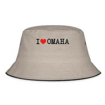 Omaha Beach Strandabschnitt D-Day Invasion - Bucket Hat - khaki/black - Front