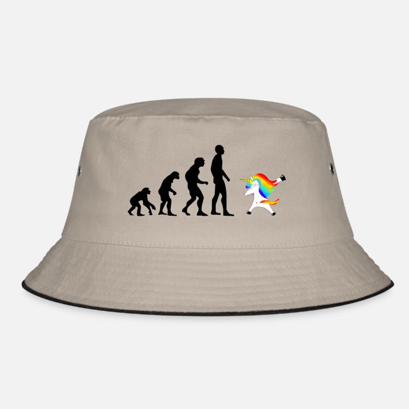 Evolution Dab Dabbing Einhorn Unicorn Bucket Hat