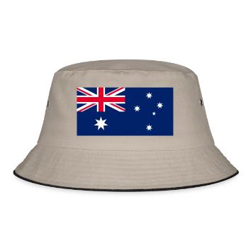 Australia - Bucket Hat - khaki/black - Front