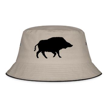 Boar - Bucket Hat - khaki/black - Front
