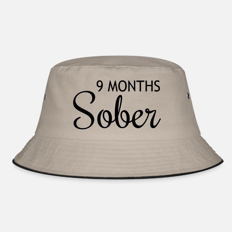 9 Months Sober Bucket Hat