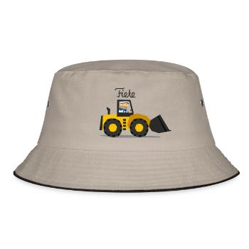Bagger - Bucket Hat - Khaki/Schwarz - Vorne