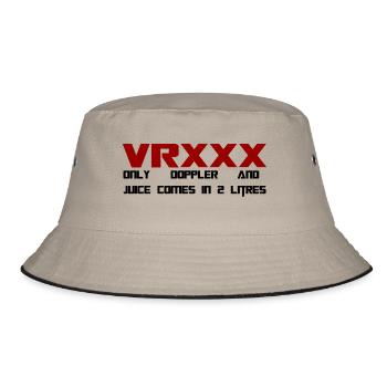 VRXXX - Bucket Hat - Khaki/Schwarz - Vorne