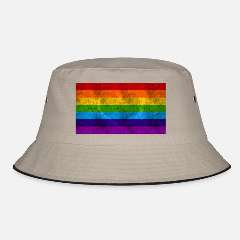Rainbow flag Bucket Hat