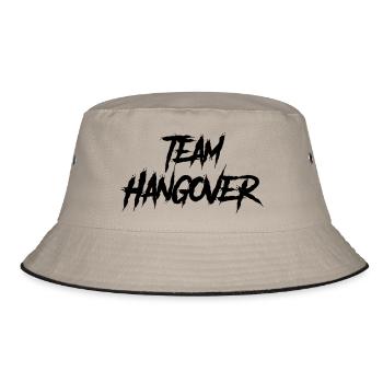 team hangover - Bucket Hat - Khaki/Schwarz - Vorne