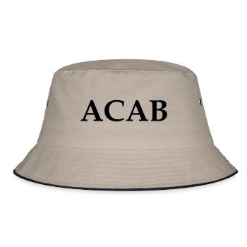 ACAB - Spongebozz - Bucket Hat - Khaki/Schwarz - Vorne