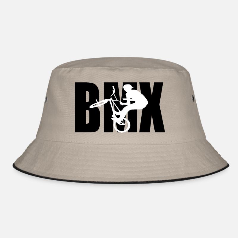 BMX - Bucket Hat - Khaki/Schwarz
