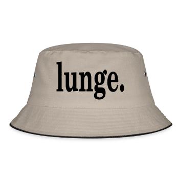 lung. - Bucket Hat - khaki/black - Front
