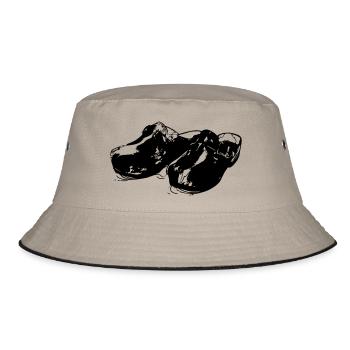 Chaussure en bois Hölzler - Bob - kaki/noir - Devant