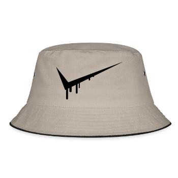 Graffiti Tick - Bucket Hat - khaki/black - Front