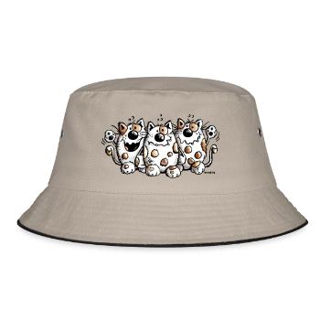 Trois meilleurs amis - Chat - Chats - Cadeau - Bob - kaki/noir - Devant