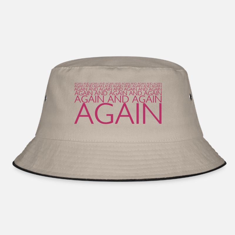 AGAIN UND AGAIN Bucket Hat