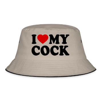 I love my cock - Bob - kaki/noir - Devant
