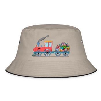Train pour enfants avec remorque - Bob - kaki/noir - Devant