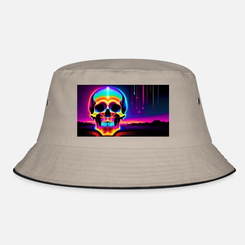 Psy Schädel Bucket Hat