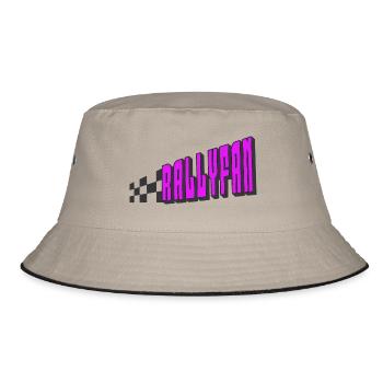 Rallyfan violet black - Bucket Hat - khaki/black - Front