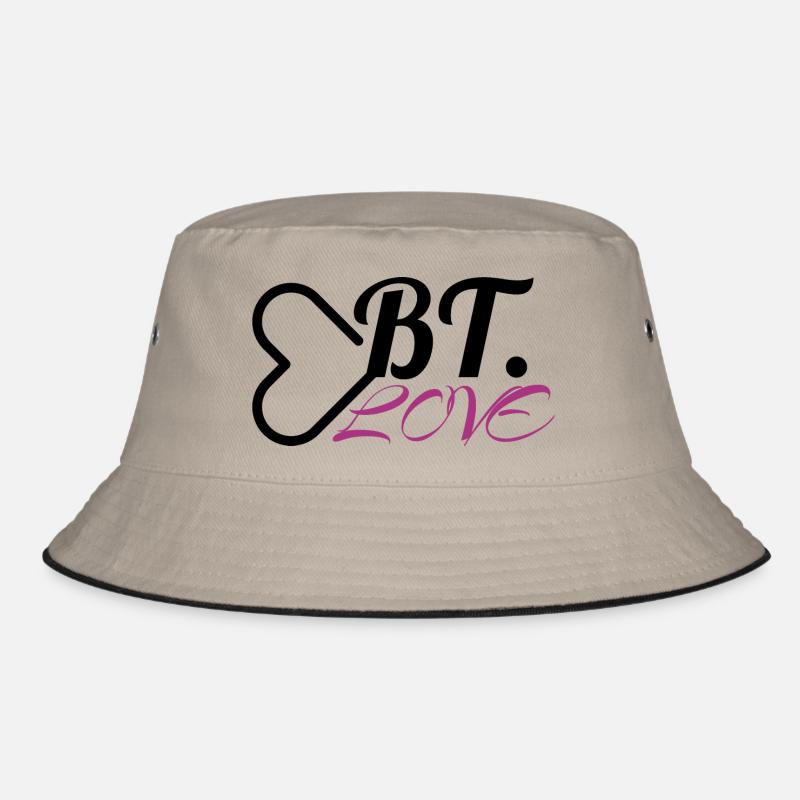 BT. - Love - Bucket Hat - Khaki/Schwarz