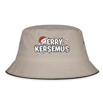 Merry Kersemus Christmas Rotterdam - Bucket Hat - khaki/black - Front