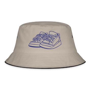baby trainers - Bucket Hat - Khaki/Schwarz - Vorne