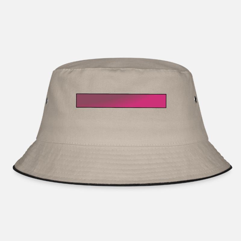 Gradient Pink Bars Bucket Hat