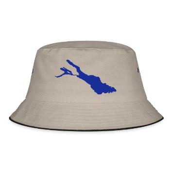 Bodensee - Bucket Hat - Khaki/Schwarz - Vorne