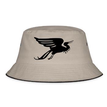 Wandervogel - Bucket Hat - Khaki/Schwarz - Vorne