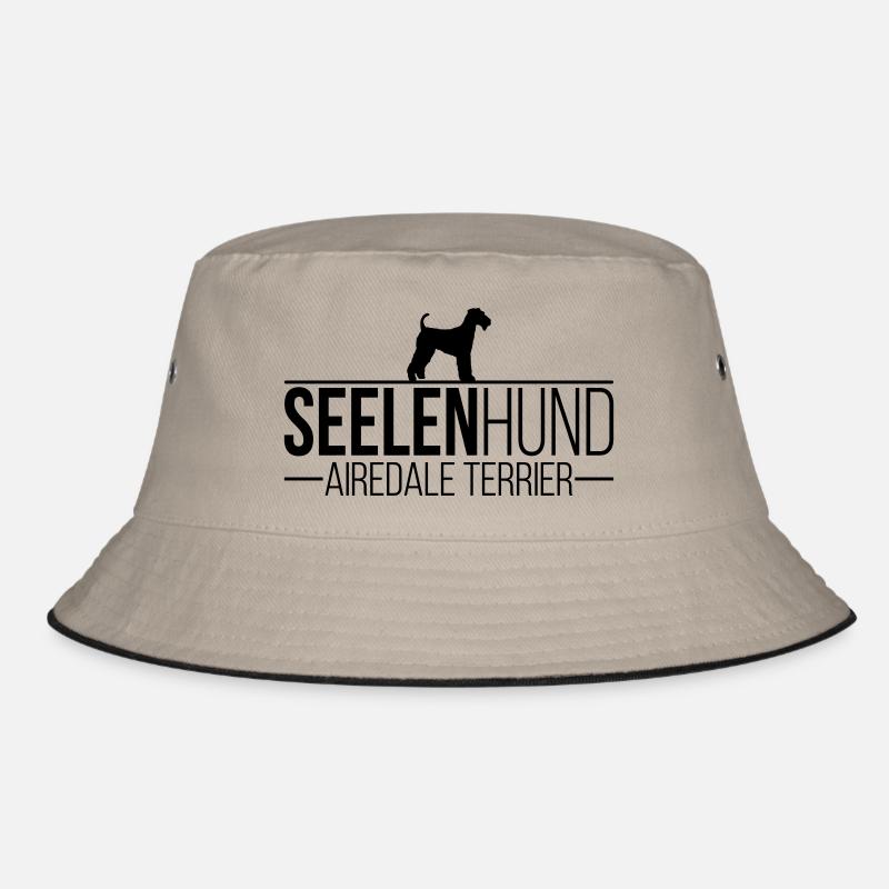 AIREDALE TERRIER Seelenhund Bucket Hat