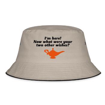 Here I am! What were your other requests? - Bucket Hat - khaki/black - Front